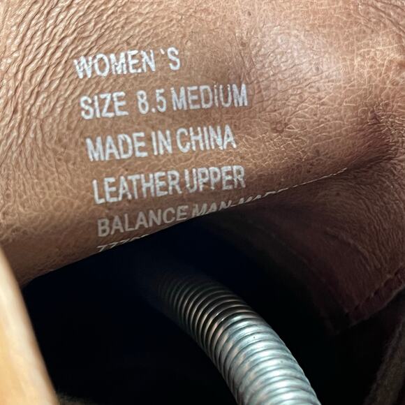 Duluth Trading Co Women’s Andina Brown Leather Lace Up Chukka Boots Size 8.5 - Picture 5 of 8